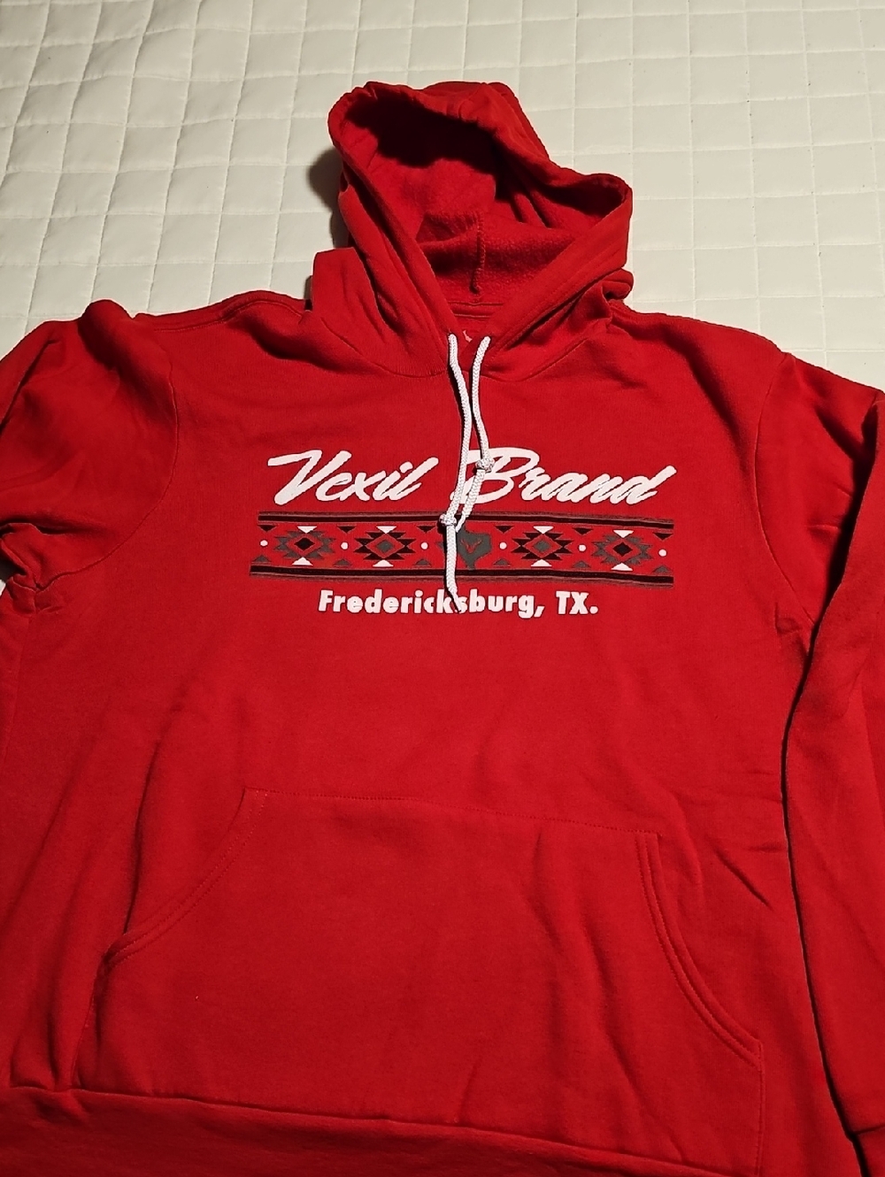 Red Hooded Sweatshirt - Fredericksburg, TX